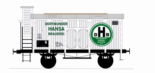 BuBi Model TT40074 - TT - Kühlwagen Hansa